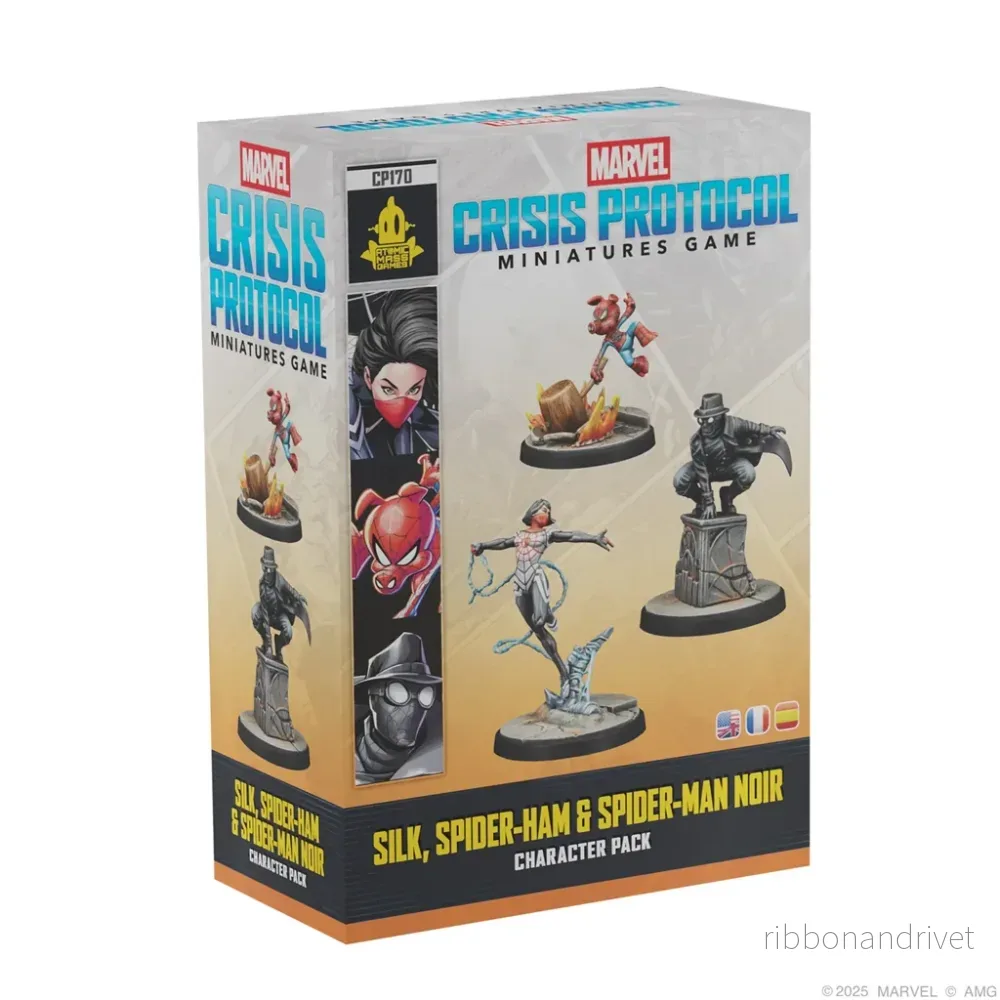 Marvel Crisis Protocol – Silk, Spider-Ham & Spider-Man Noir/FR/SP Marvel Crisis Protocol – Silk, Spider-Ham & Spider-Man Noir/FR/SP