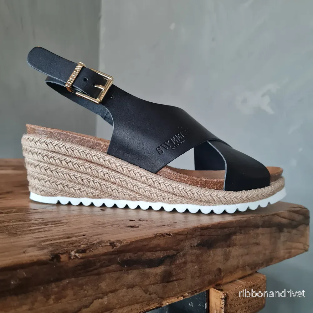 SANDALETT Selma Cross Svart SWEEKS SANDALETT Selma Cross Svart SWEEKS