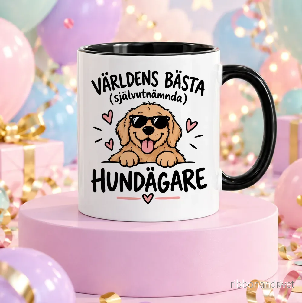 Självutnämnd Hundägare | Rolig mugg - Bild 3
