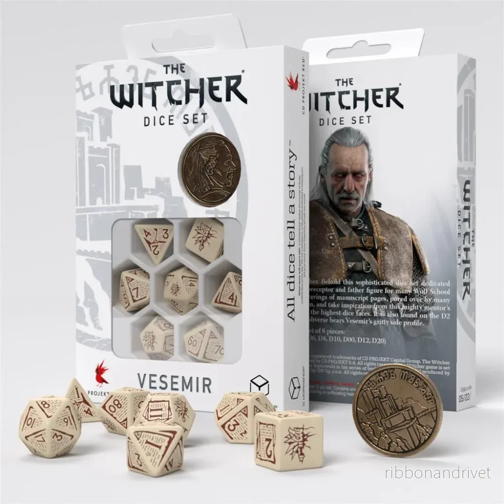 The Witcher Dice Set – Vesemir The Witcher Dice Set – Vesemir