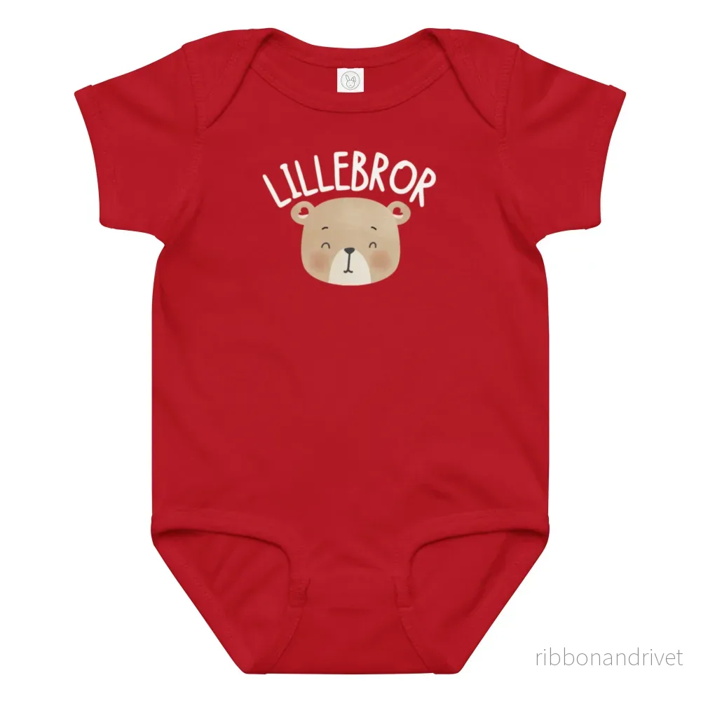 Lillebror Body - Teddy (vit text) - Bild 3