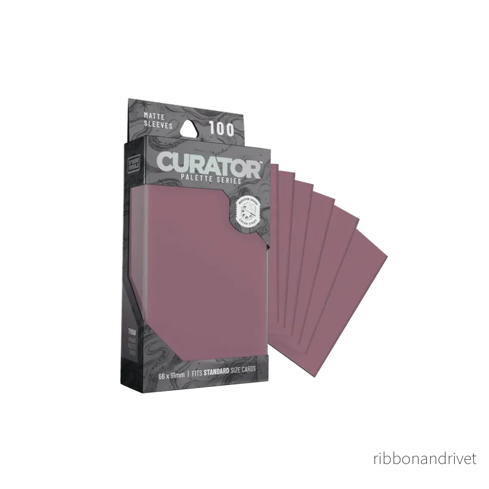 Curator Sleeves: Palette Series: tyrian