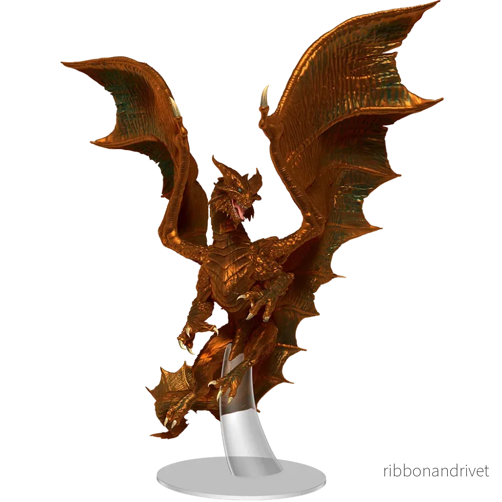 D&D Icons of the Realms: Adult Copper Dragon Miniature D&D Icons of the Realms: Adult Copper Dragon Miniature