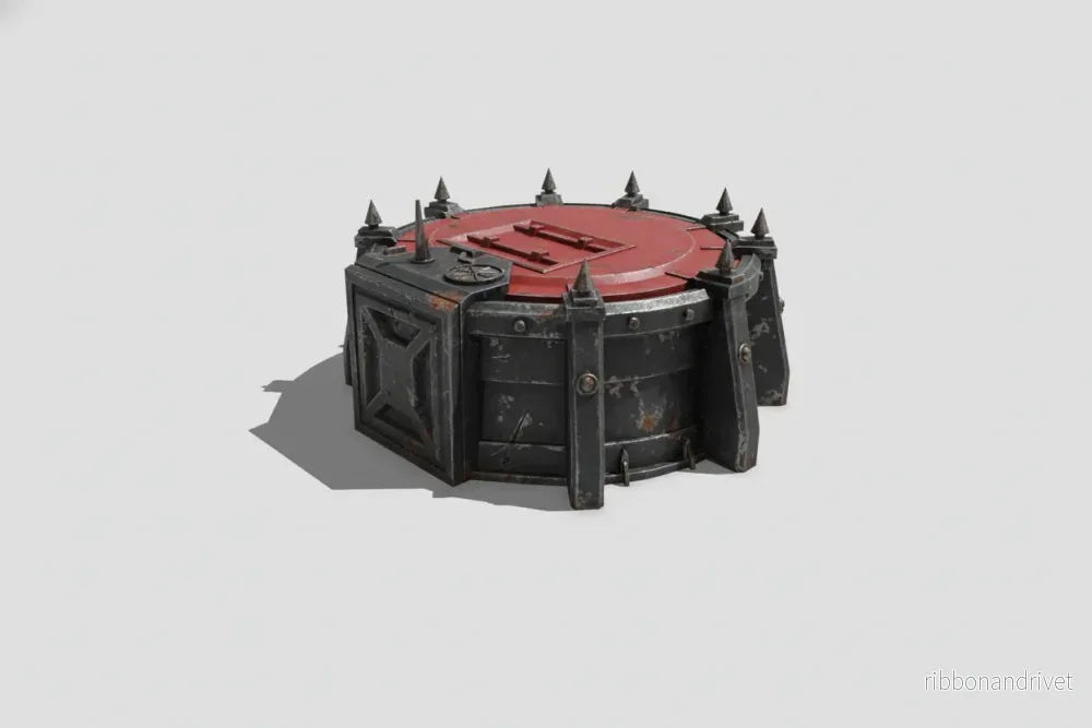 Detaljerad fordonsdepå för Wargaming Terräng - Bild 3