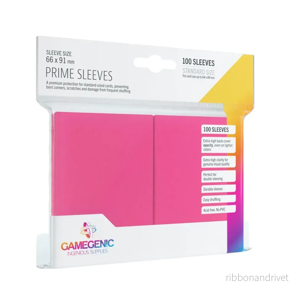 Gamegenic – Prime Sleeves Rosa (100 Sleeves) Gamegenic – Prime Sleeves Rosa (100 Sleeves)