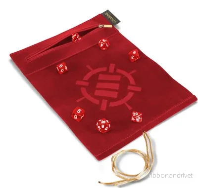 ENHANCE Roll on a Scroll™ Tärningsmatta & 7pc Akryl Tärningsset Röd ENHANCE Roll on a Scroll™ Tärningsmatta & 7pc Akryl Tärningsset Röd