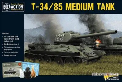 Bolt Action - T34/85 Medium Tank - Bild 2