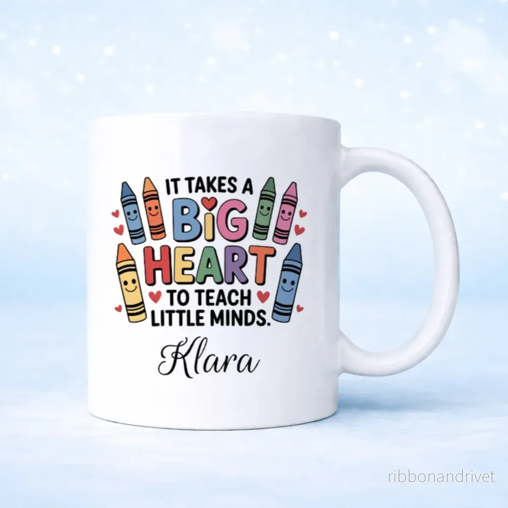 It takes a big heart | Kritor | Personlig mugg It takes a big heart | Kritor | Personlig mugg