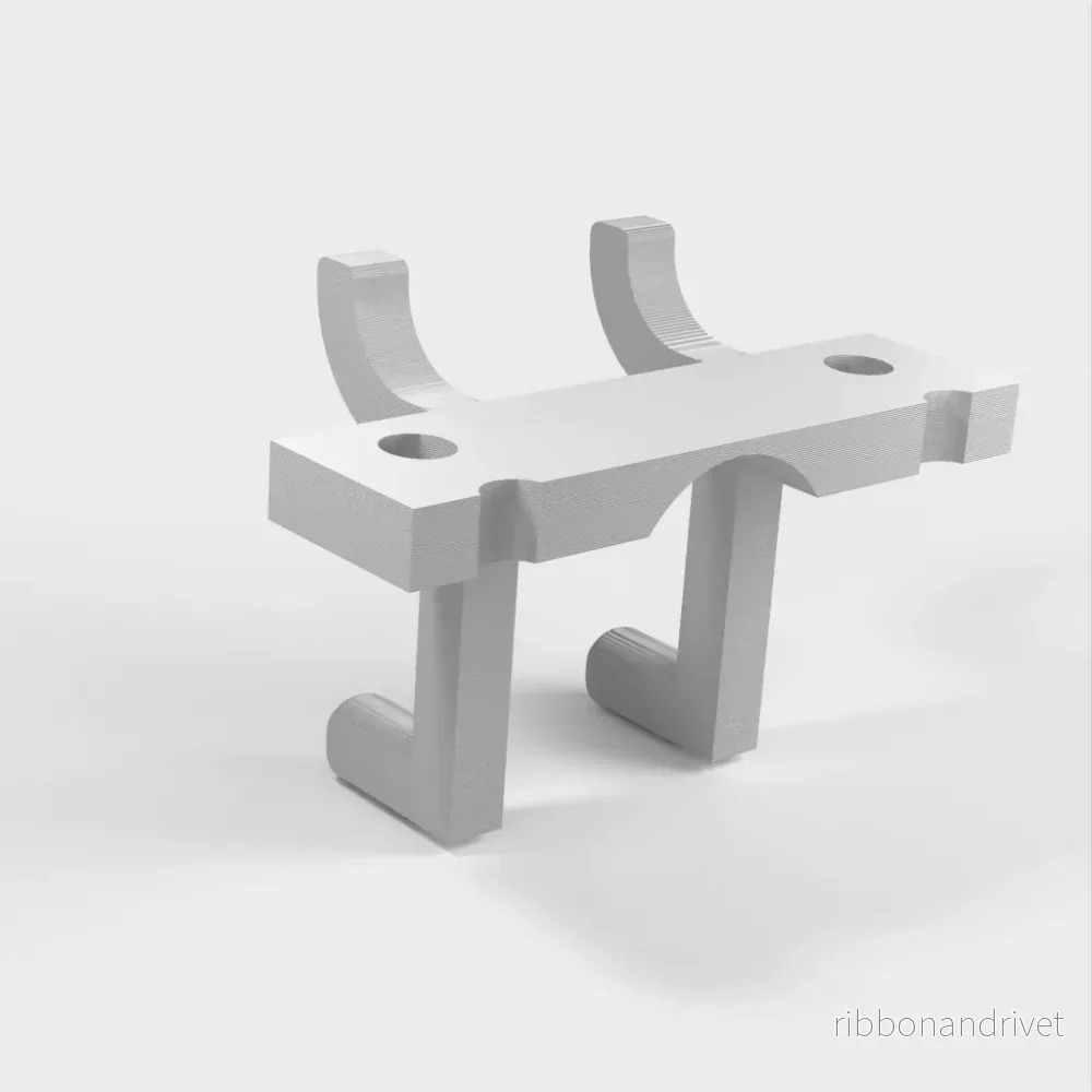Uppdaterad Ikea SKÅDIS METAL boxadapter för vanlig perforerad plåt - Bild 3