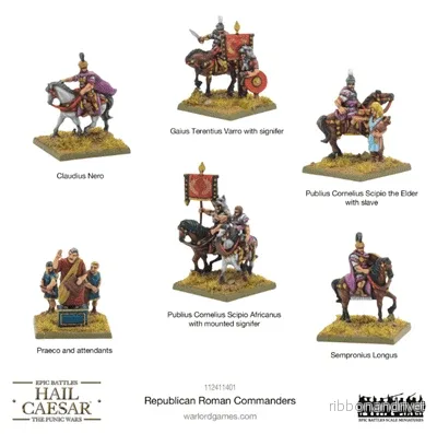 Hail Caesar Epic Battles: Republikanska Romerska Befälhavare