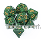 Chessex Speckled Polyhedral Tärningsset - Golden Recon - Bild 2