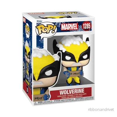 Funko POP Marvel: Holiday – Wolverine w/ Skylt