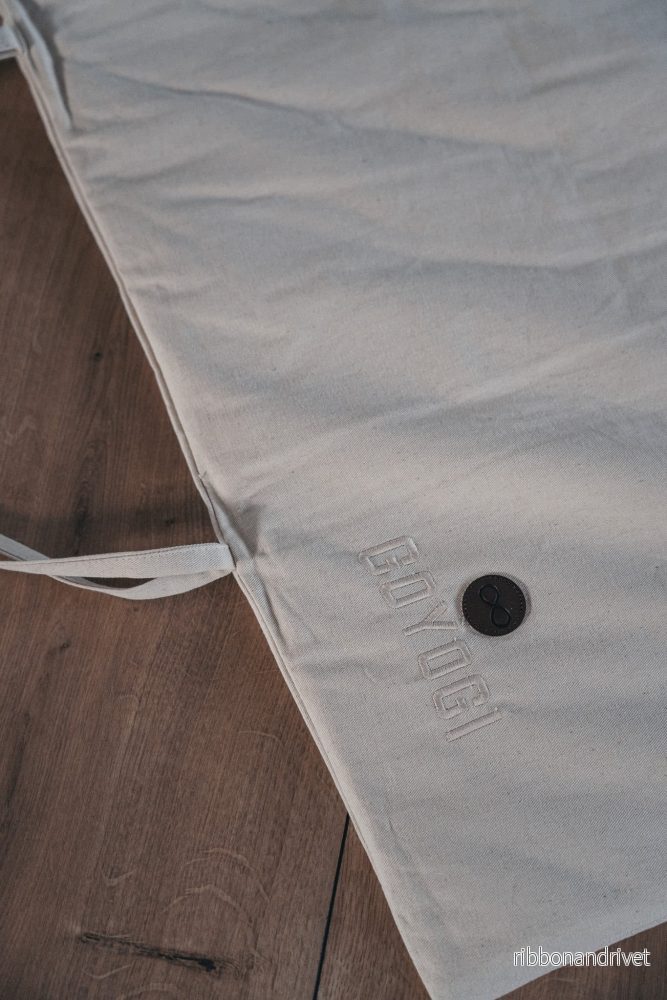Calm Organic Cotton Yin Futon mat - Natural - Bild 3