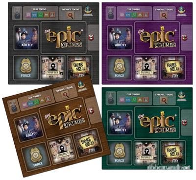 Tiny Epic Crimes 4 Pack Spelmatta Förpackad