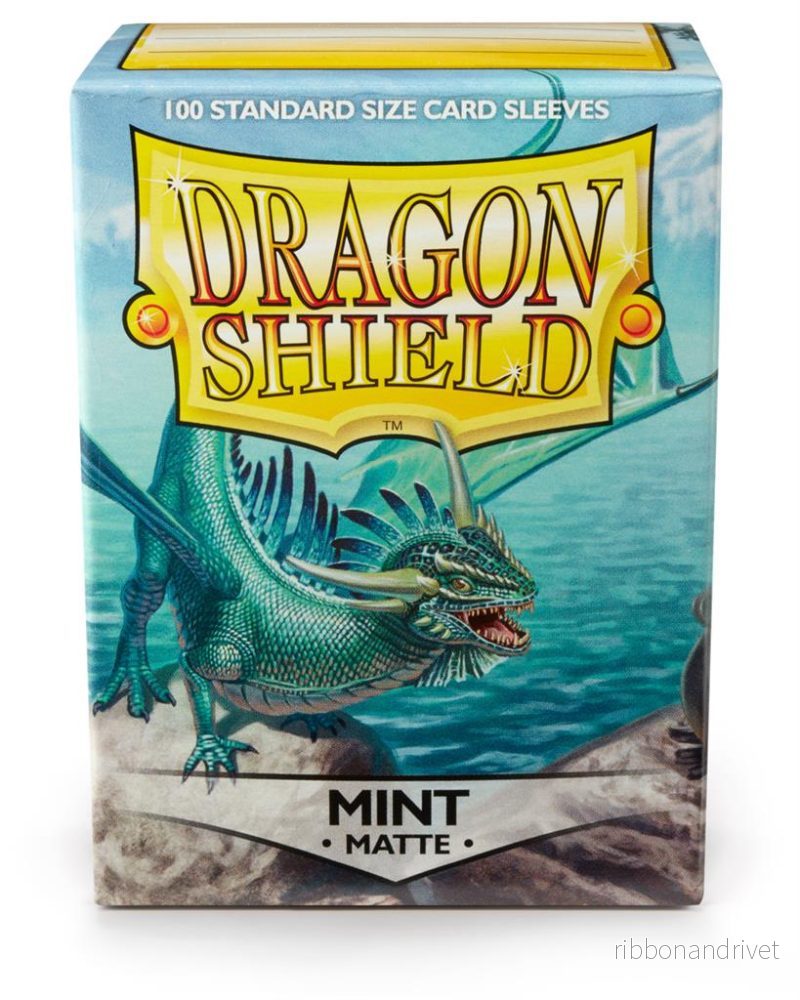 Dragon Shield Standard Sleeves – Matte Mint (100 Sleeves)