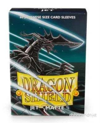 Dragon Shield Small Sleeves – Japansk Matt Jet (60 Sleeves) Dragon Shield Small Sleeves – Japansk Matt Jet (60 Sleeves)
