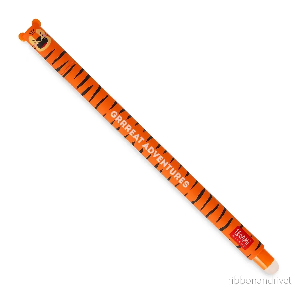 Legami raderbar gelpenna – Tiger (Orange bläck)