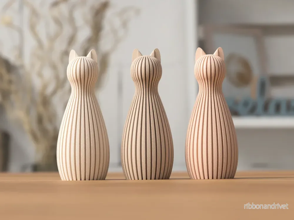 Kattskulptur
