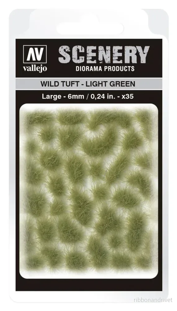 Vallejo - Scenery - Wild Tuft Light Green (6 mm)