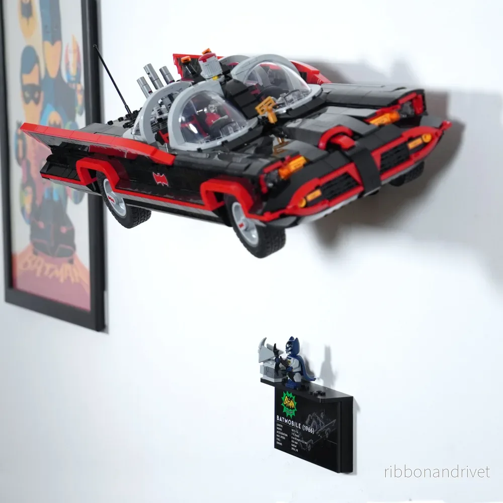 Väggfäste för Klassisk TV-Serie Batmobil 76328 Väggfäste för Klassisk TV-Serie Batmobil 76328