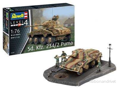 Revell Sd.Kfz. 234/2 Puma – Panzerspähwagen Modell Revell Sd.Kfz. 234/2 Puma – Panzerspähwagen Modell