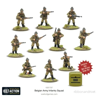 Belgisk Armé Infanteriskvadron – Bolt Action