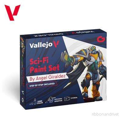 Vallejo Game Color Sci-Fi Paint Set 12 Färger 18 ml