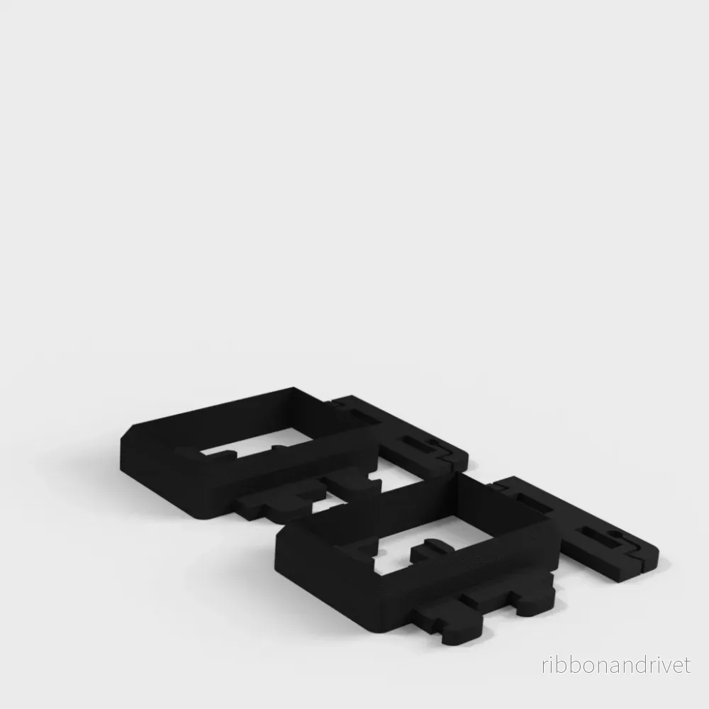 Kossel Clear PLA Power Supply Mount V2 - Bild 2