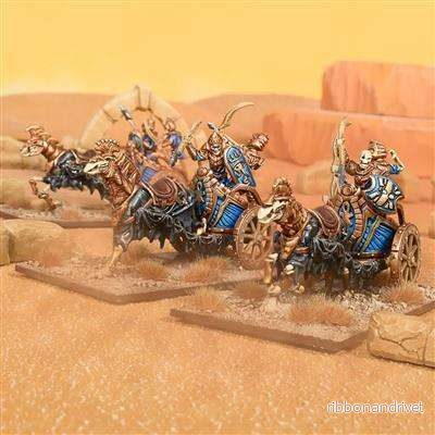 Kings of War – Empire of Dust: Revenant Chariots Regiment Kings of War – Empire of Dust: Revenant Chariots Regiment