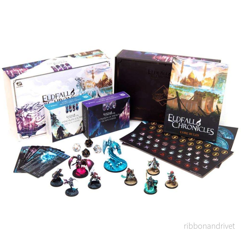 Eldfall Chronicles – Två Spelare Startset: Coalition of Thenion vs Sand Kingdoms Eldfall Chronicles – Två Spelare Startset: Coalition of Thenion vs Sand Kingdoms