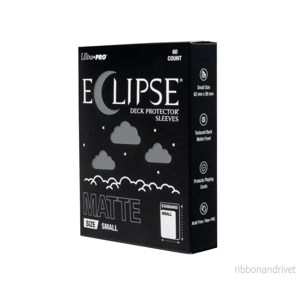 ECLIPSE® Matte Small DECK PROTECTOR® Sleeves: Smoke Grey – 60 st