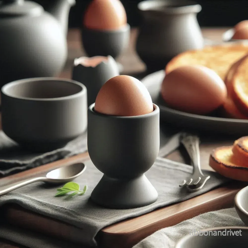 Enkel och modern äggkopp till frukosten - Bild 2