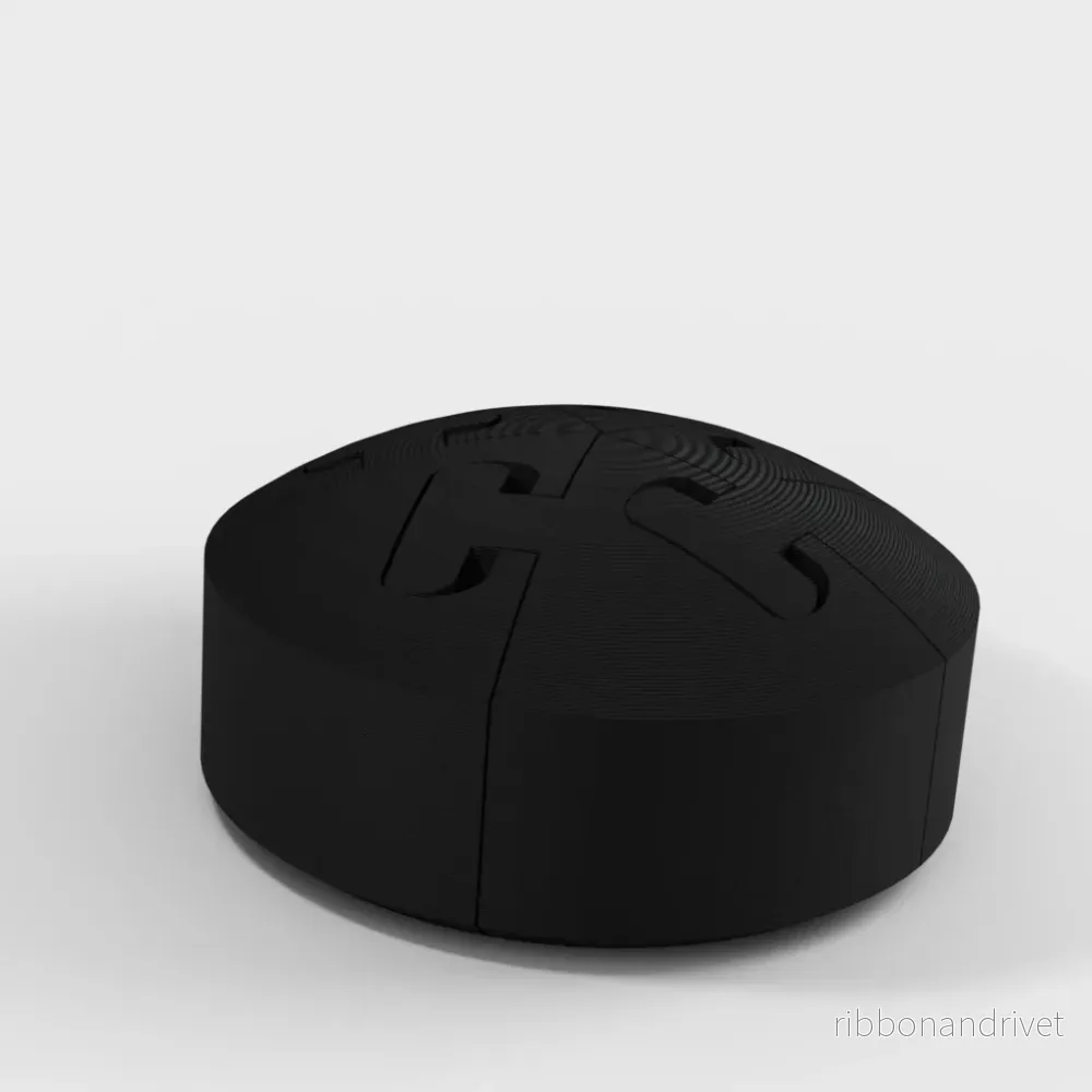 Trappformad fidget puck och mekaniskt pussel