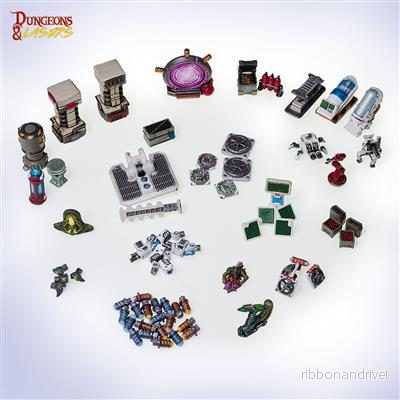 Dungeons & Lasers - Sci-Fi Anpassningsbitar - Bild 2