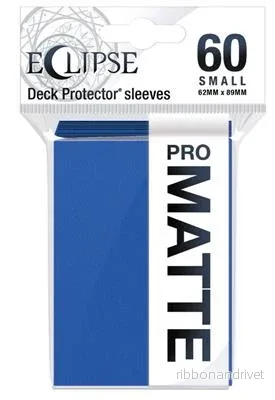 UP – Eclipse Matte Small Sleeves: Pacific Blue (60 Sleeves) UP – Eclipse Matte Small Sleeves: Pacific Blue (60 Sleeves)