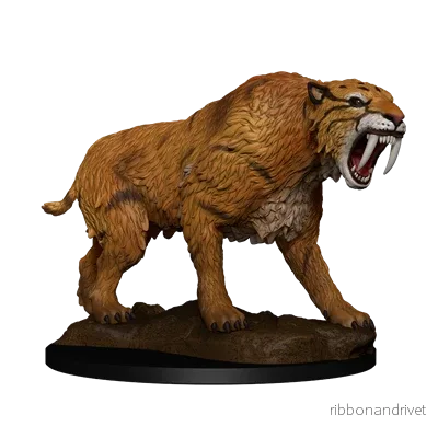 Wizkids Deep Cuts Omålade Miniatyrer: Sabeltandad Tiger - Bild 2