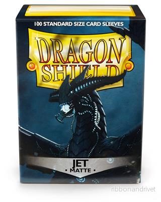 Dragon Shield Standard Sleeves - Matte Jet (100 Sleeves) - Bild 2