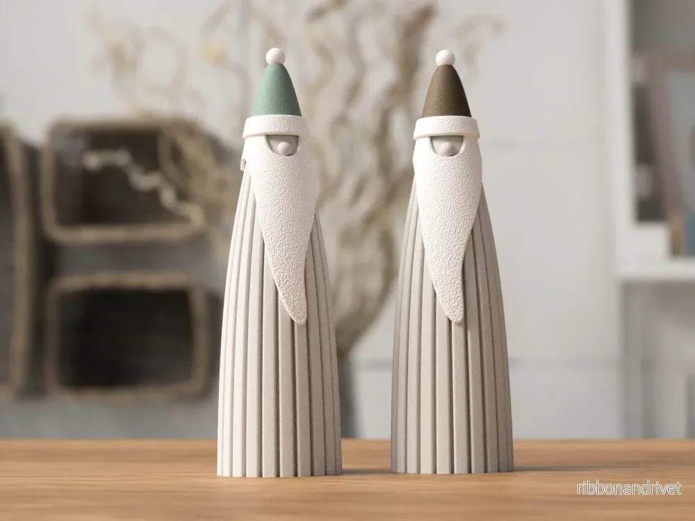 Modern minimalistisk jultomte med ljus Modern minimalistisk jultomte med ljus