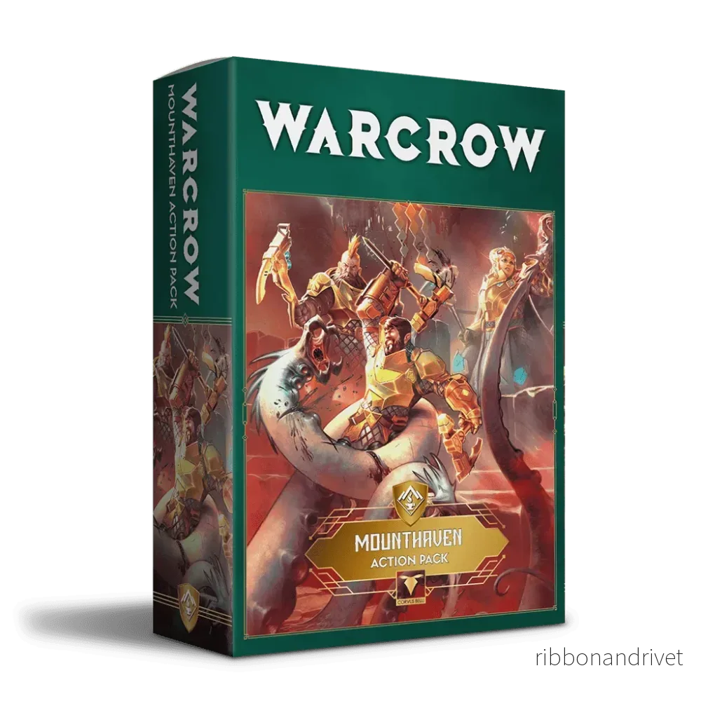 Warcrow: Action Pack Mounthaven – Komplett militär set med 10 miniaturfigurer