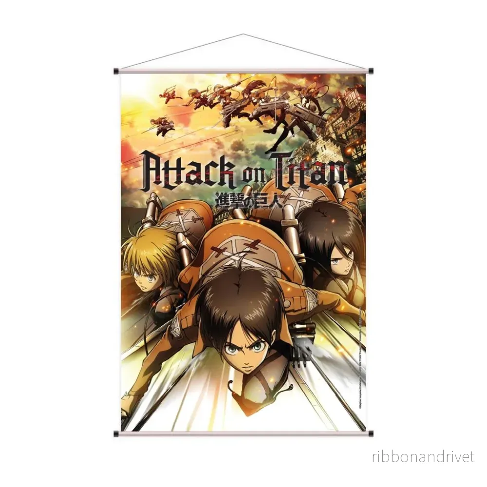 Attack on Titan – Eren, Mikasa & Armin – Väggscroll – 60x90cm Attack on Titan – Eren, Mikasa & Armin – Väggscroll – 60x90cm