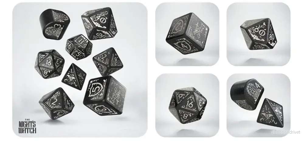 Game of Thrones. Night’s Watch Dice Set