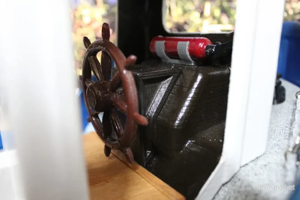 RC Benchy Servo Mod för båtratt