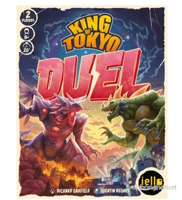 King of Tokyo: Duel – Strategiskt Tärningsspel för Två Spelare King of Tokyo: Duel – Strategiskt Tärningsspel för Två Spelare
