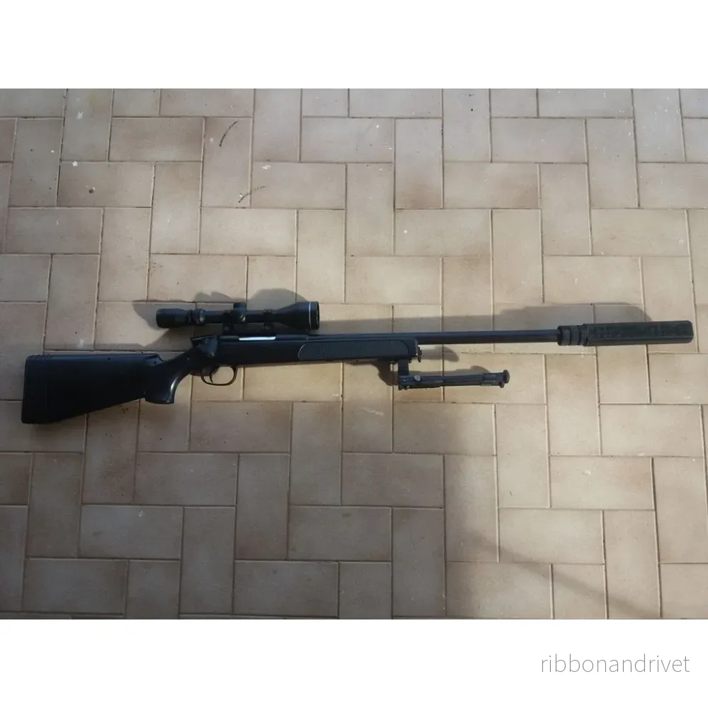 Airsoft ljuddämpare för sniper med klämmontering - Bild 2
