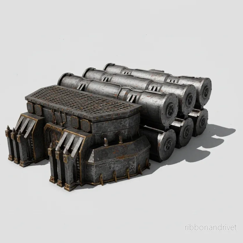 Kemiskt Depot Terräng för Warhammer 40k