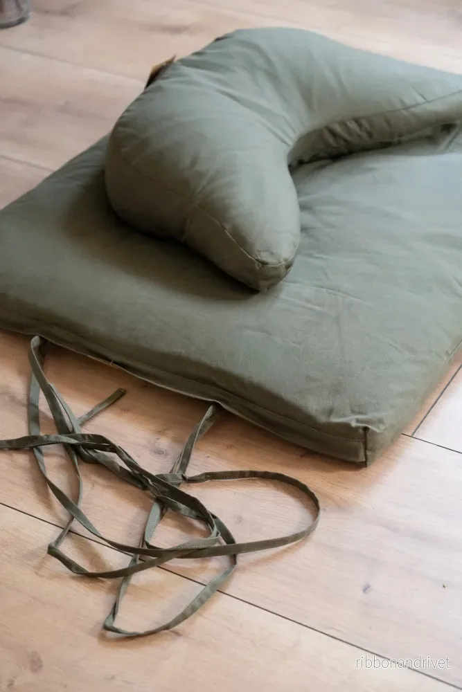 Calm Zafu Meditation Cushion - Dark Olive - Bild 3