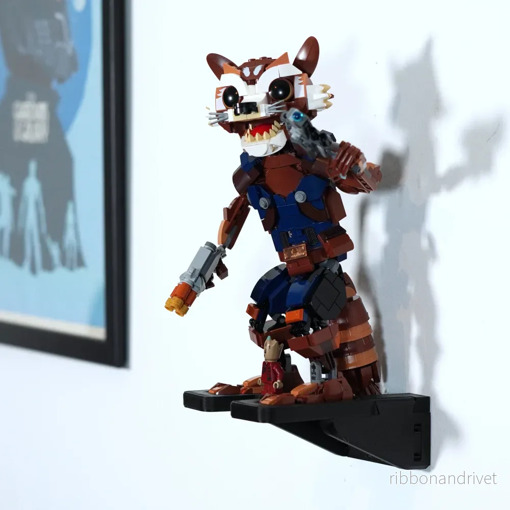 Väggfäste för Rocket och Baby Groot 76282