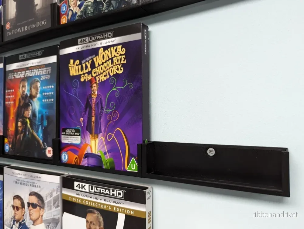 Väggfäste för Blu-ray-, DVD-, PlayStation- och Xbox-fodral