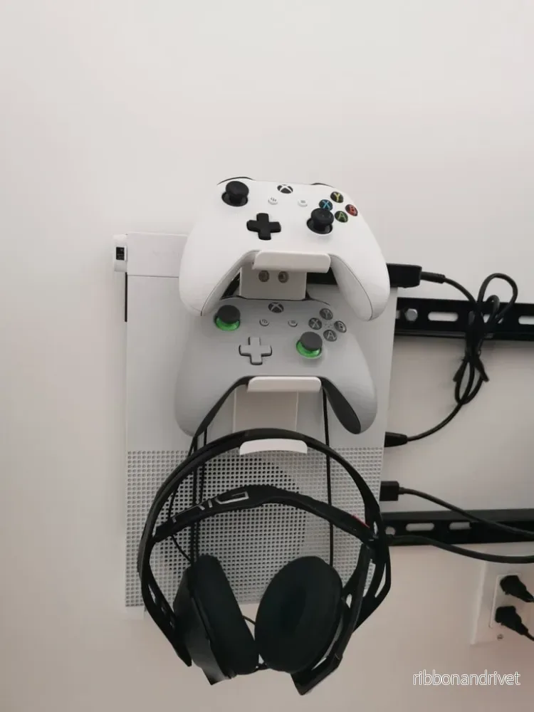 Väggfäste för Xbox One-kontroll och hörlurar Väggfäste för Xbox One-kontroll och hörlurar