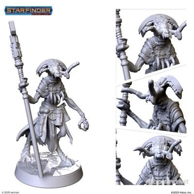 Starfinder Miniatures: Keskodai the Mystic Starfinder Miniatures: Keskodai the Mystic